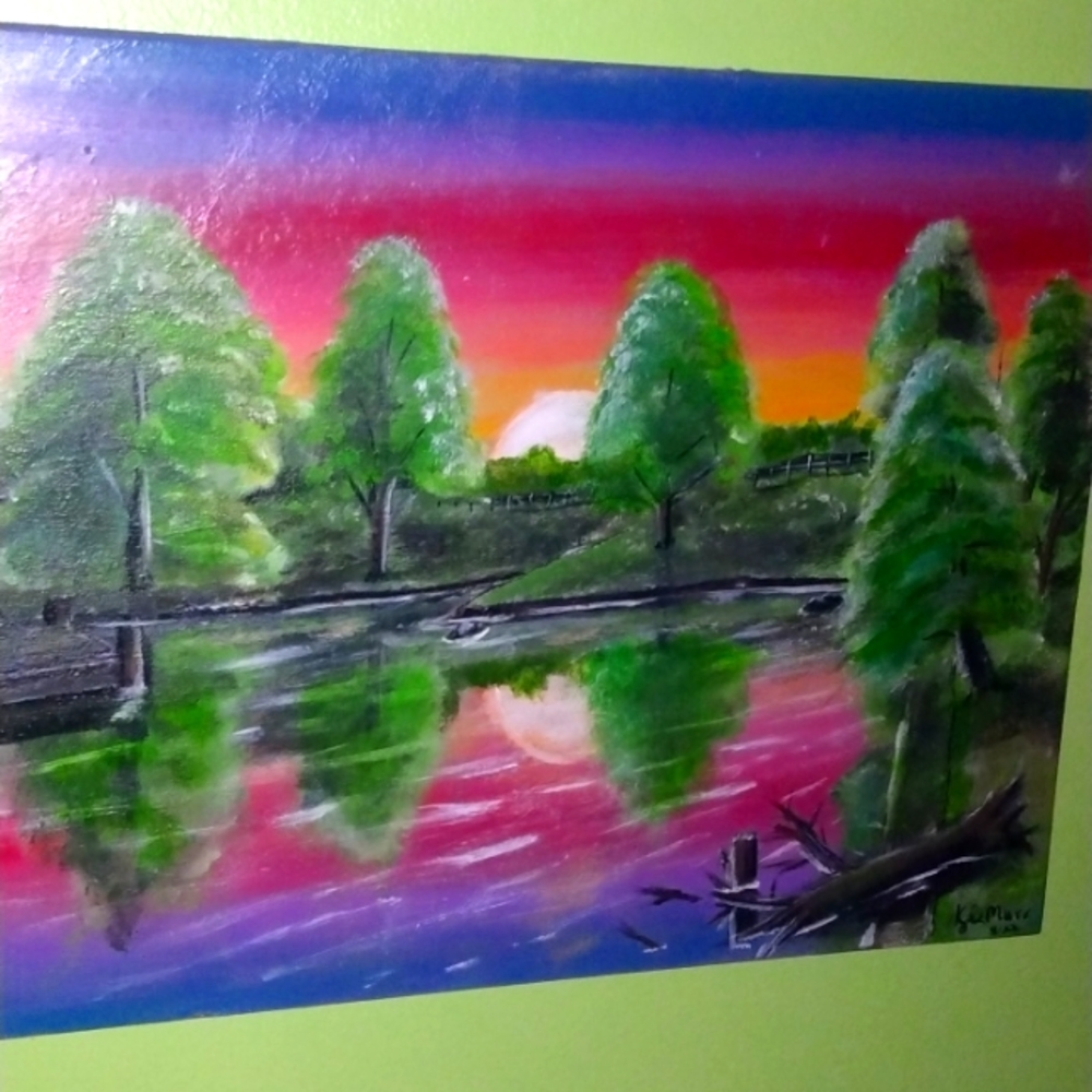 Acrylic painting
